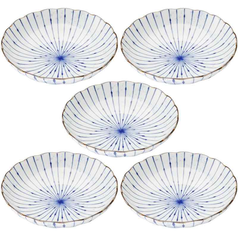 美濃焼 「 吹墨十草 」 食器セット DISHWARE_PLACE_SETTING