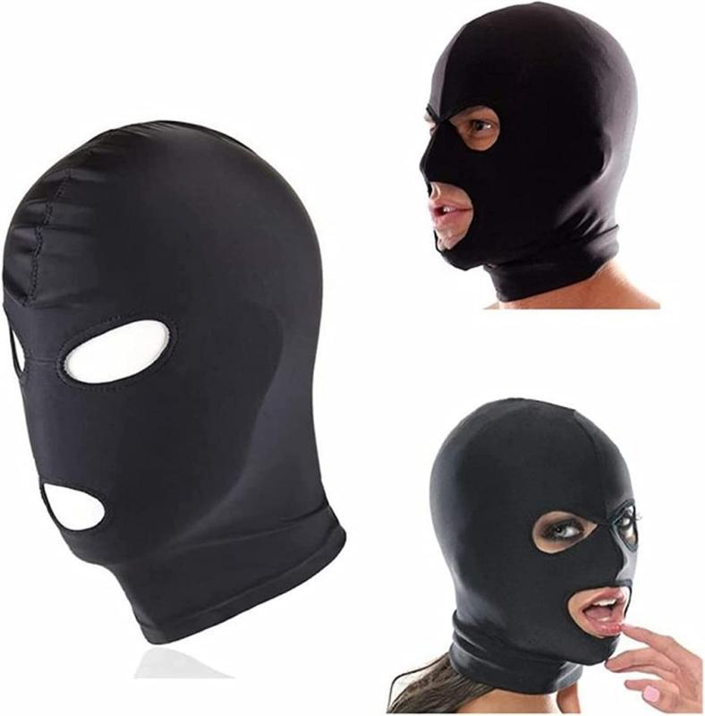 [Abuqino] 全頭マスク コスプレ フェイスマスク 目だし帽 パーティー 仮装 イベント ヘッドウェア コスチューム フェースマスク 防風/日焼け止め コスプレ小道具