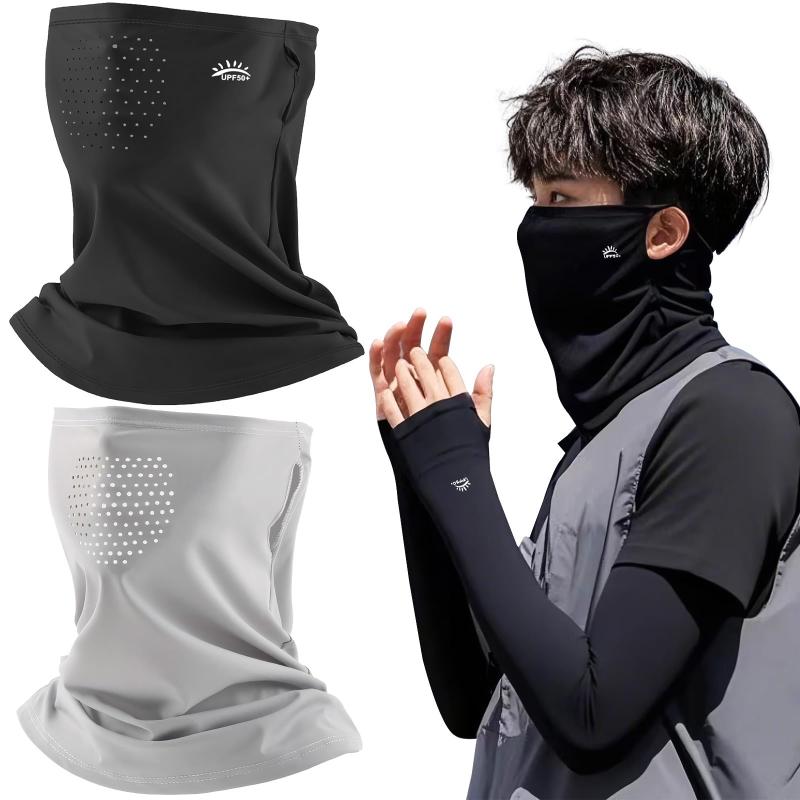 [mefeny] フェイスカバー uvカット 日焼け防止マスク ひよけマスク ネックカバー 夏 おしゃれ UFP50+ 冷感 速乾 通気性 呼吸しやすい 耳掛け ゆったり アウトドア バイク