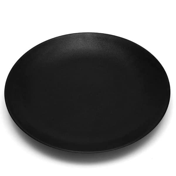 [大堀相馬焼] 黒照 クロテラス 丸皿 プレゼント 誕生日 食器 おしゃれ 電子レンジ 食洗機対応 和食器 日本製 15~3