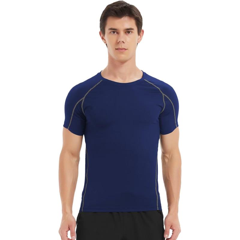 [Rovidorx] コンプレッションウェア メンズ 半袖 夏 加圧シャツ アンダーシャツ コンプレッションインナー スポーツ インナー 冷感インナー アンダーウェア 吸汗速乾(4.0)