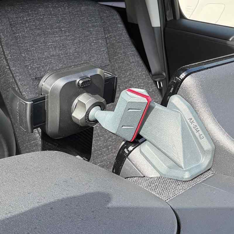 AXIS(アクシス) スマートフォンホルダー プッシュボタン(カーボン調) シエンタ 型式:MXP#1# 品番sm-42-ts10-c167