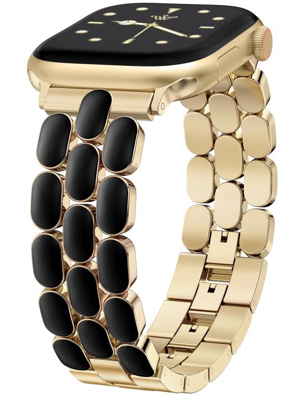 コンパチブル Apple Watch バンド ステンレス 38/40/41/42/44/45/46/49mm バングル レディース hitotsunagi-10420443 HITOTSUNAGI パッケージ画像