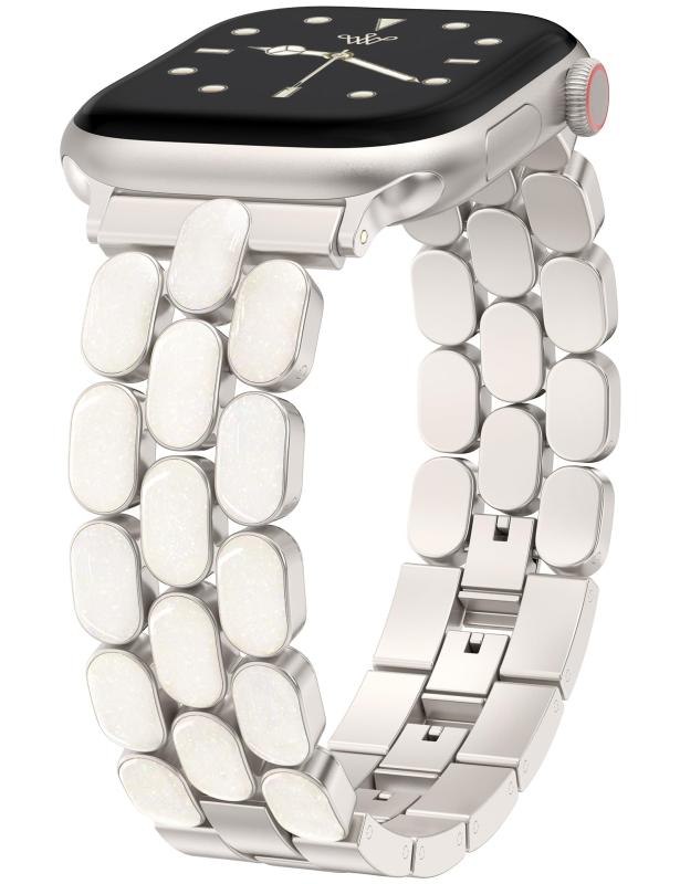 コンパチブル Apple Watch バンド ステンレス 38/40/41/42/44/45/46/49mm バングル レディース hitotsunagi-10420443 HITOTSUNAGI サンプル画像3