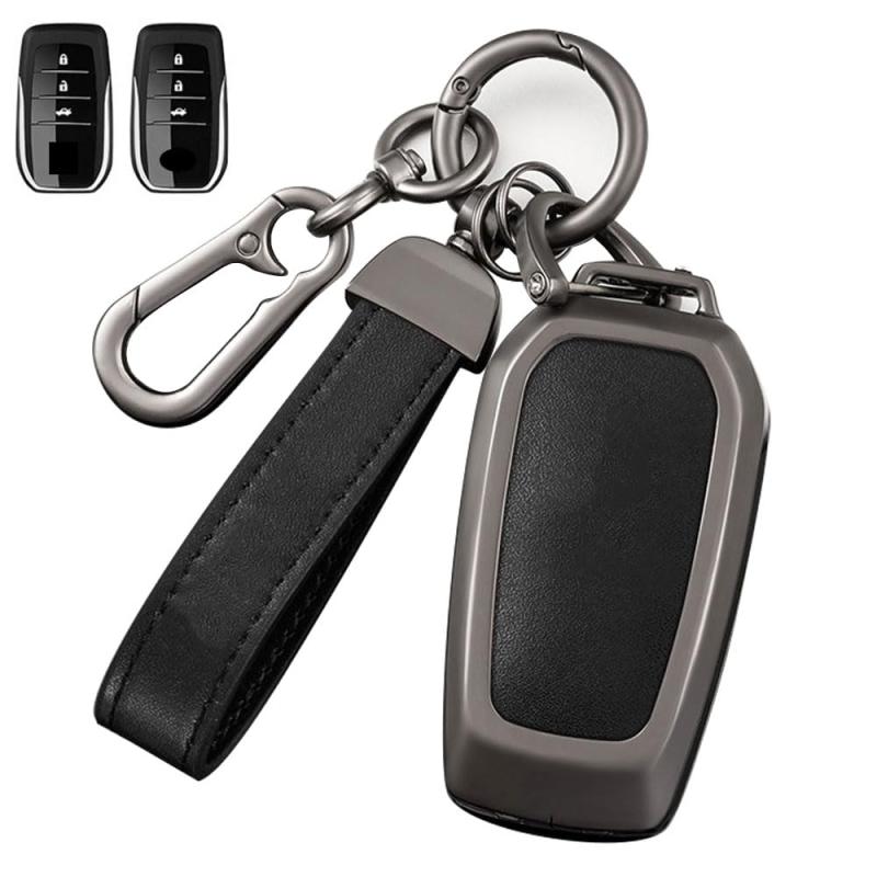 トヨタ用 キーケース ハリアー新型 ランクル250 キーケース 80系 カローラクロス 後期型 2023年発売 ヤリス クロス キーカバー プリウス 60系 300系 クラウン クロスオーバー スポーツ キーシェ