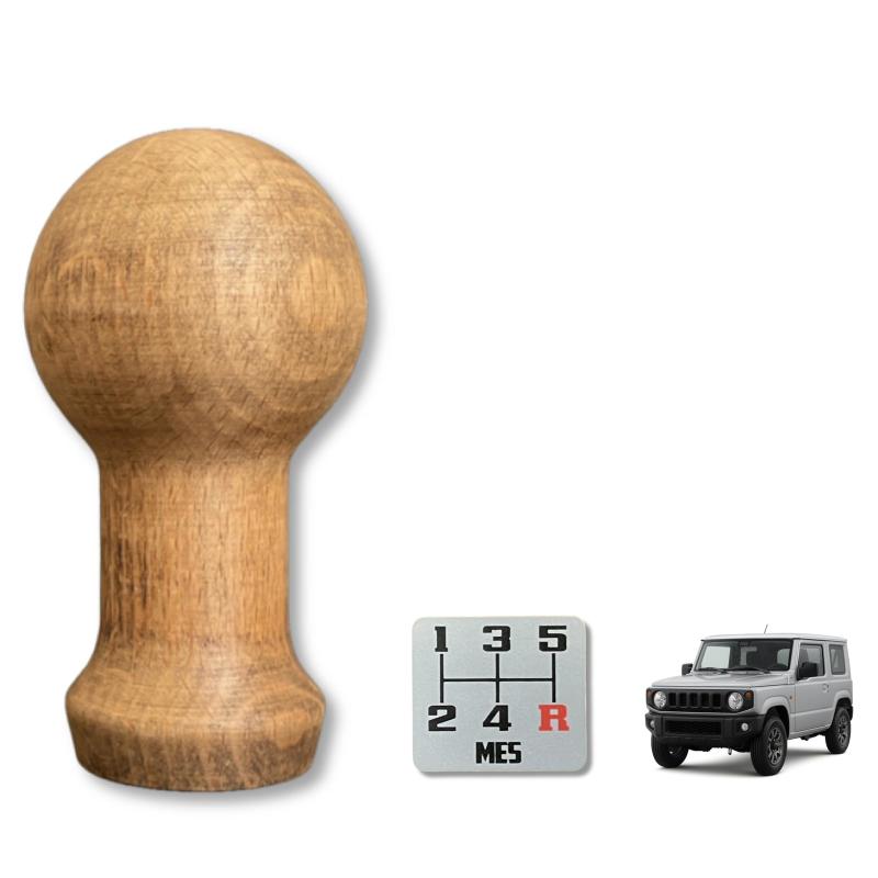 【Pure Wood シフトノブ】MES シフトノブ ジムニー(JB64/JB74/JC74) 5MT 車検対応...