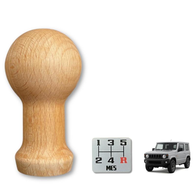 【Pure Wood シフトノブ】MES シフトノブ ジムニー(JB64/JB74/JC74) 5MT 車検対応...