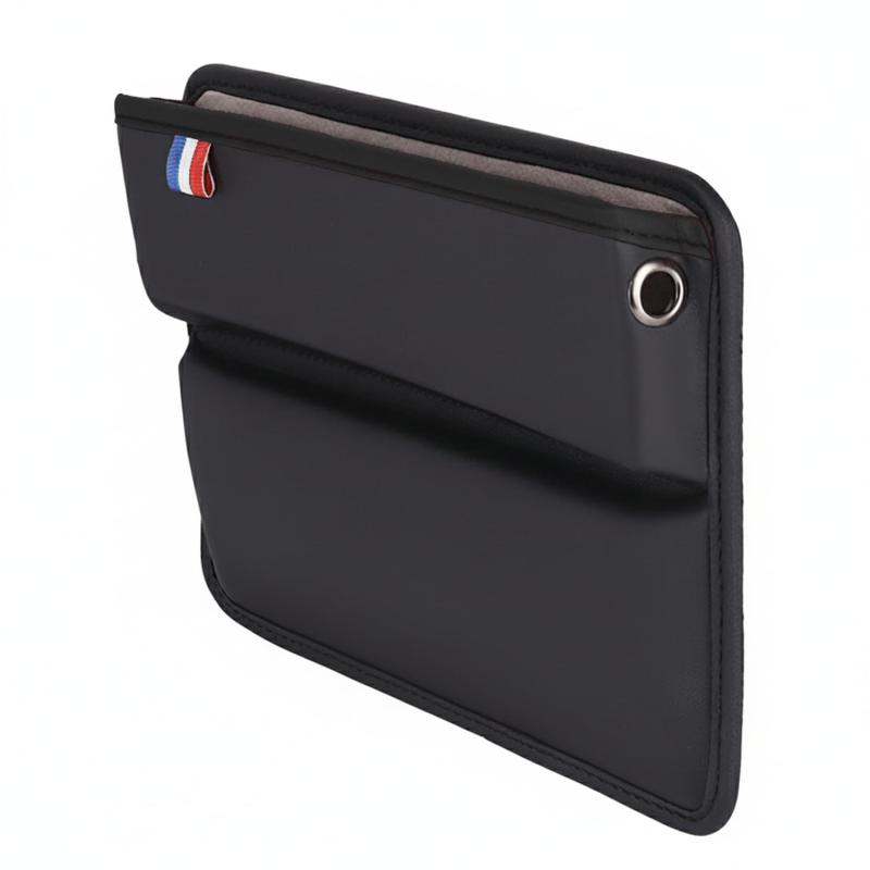 EPTIS 車用小物入れ サイドポケット シートサイドポケット 運転席 助手席 兼用 簡単取付 差し込むだけ 幅30cm 厚さ3cm 深さ7cm