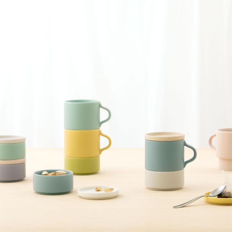 TSUMIKI 磁器 カップ 250ml マグカップ TUM001RD おしゃれな食器 hitotsunagi-10377431 HITOTSUNAGI サンプル画像2