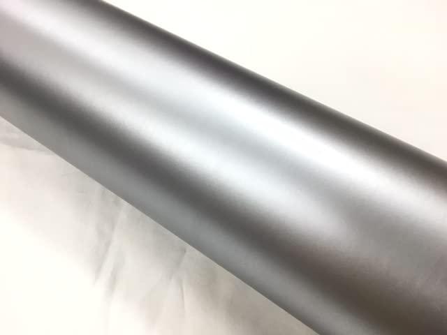 カーラッピングシート マットシルバー 152cm×30cm ラッピングフィルム 艶消し