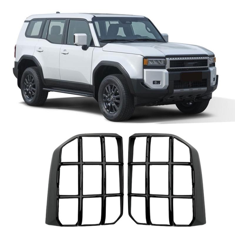 For新型ランドクルーザー250 TRJ250W GDJ250W（2024年以降）テールライトカバー改造保護カバーシェル特殊アクセサリー用品リアライト装飾フレームランドクルーザー250アクセサリー 2