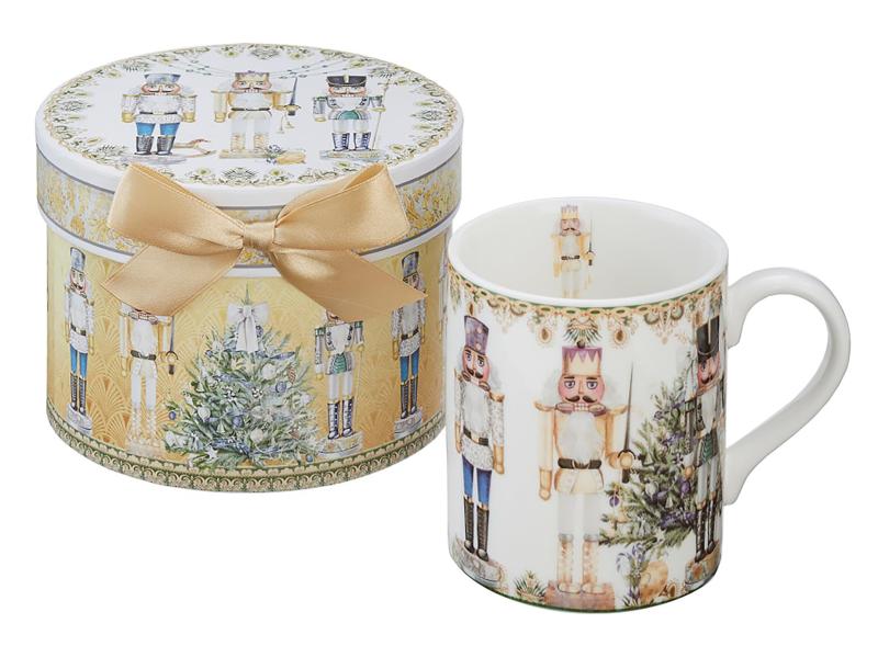 乐天商城 - パシフィックGLD 電子レンジ対応 マグカップ クリスマス 『ロイヤルアーデン(ROYAL ARDEN)』 ニューボーンチャイナ ギフトボックス入り 250ml