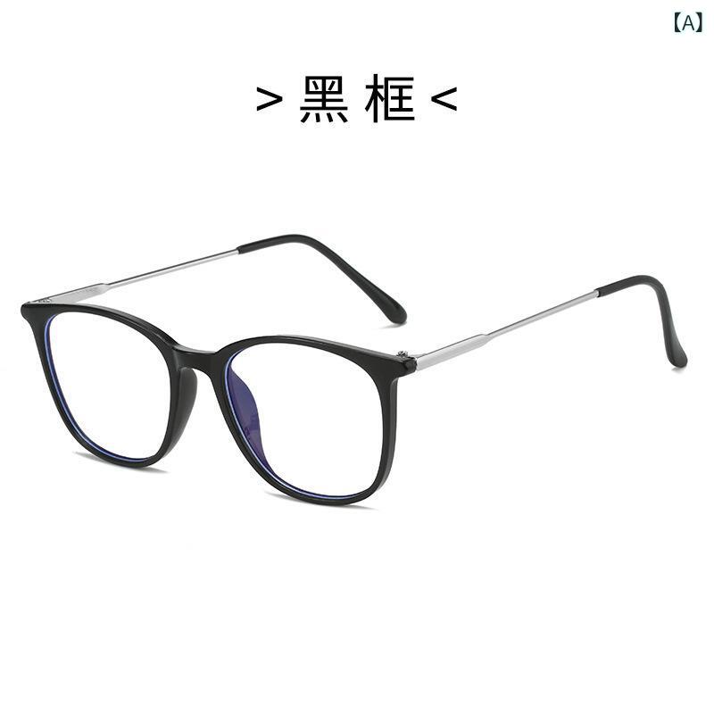 RENOMA - 2022 新型 ブルー レイ 防止 メガネ ファッション 男女 変色 平光 鏡超 軽量 学生 メガネフレームメーカーロット