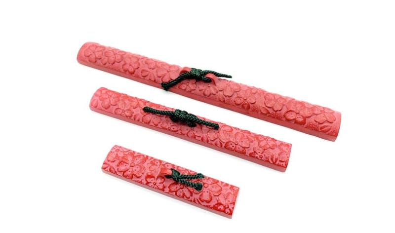 日本製 南部鉄器 棒文鎮 桜 ペーパ�
