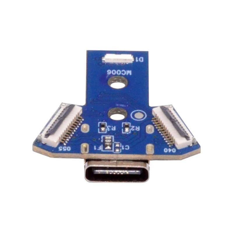 chenyang PS4 USB C DIYコネクター DualShock JDS-040/055 Micro USB 5ピン - USB Cメスソケットポート修理交換用はんだアダプター