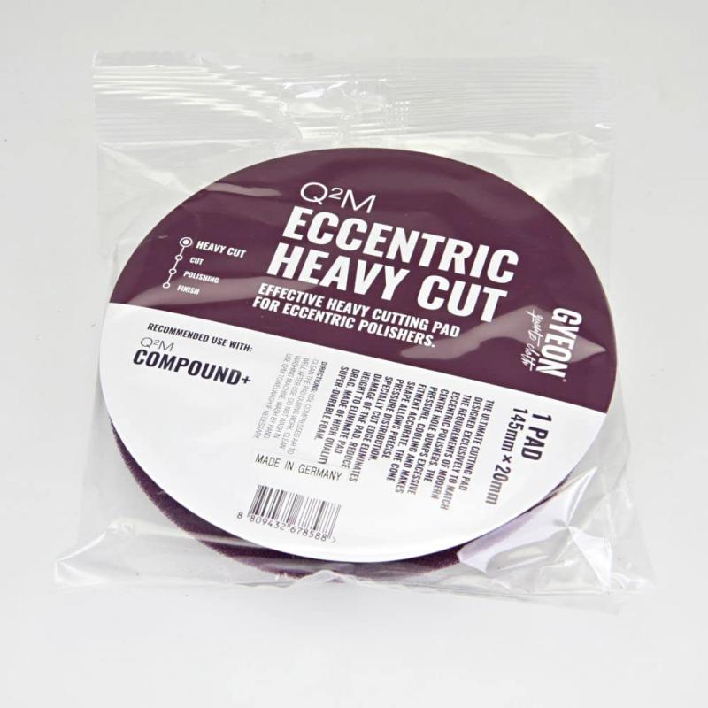 GYEON ジーオン Q2M-EHC Eccentric Heavy Cut エキセントリック ヘビー カット サイズ:145mm x 20mm 1個入り ポリッシングパッド 車 洗車用品 カーケア製品 ケミカル 2