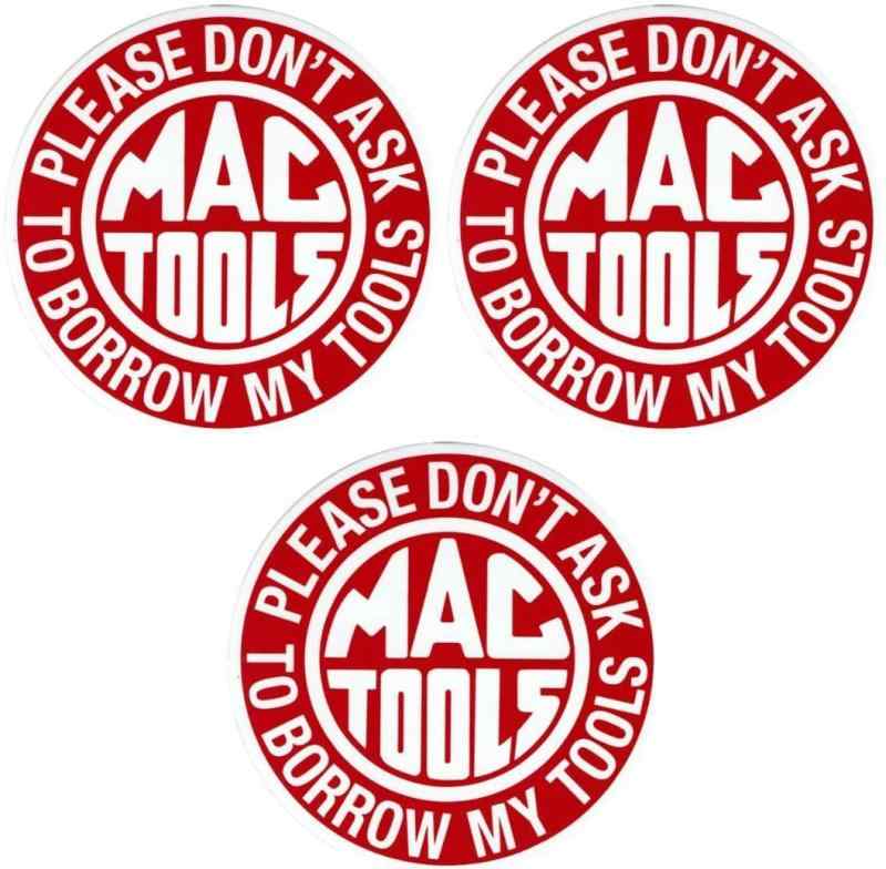 MACTOOLS ステッカー ラウンド 3枚セット マックツール アメリカ雑貨 アメリカン雑貨
