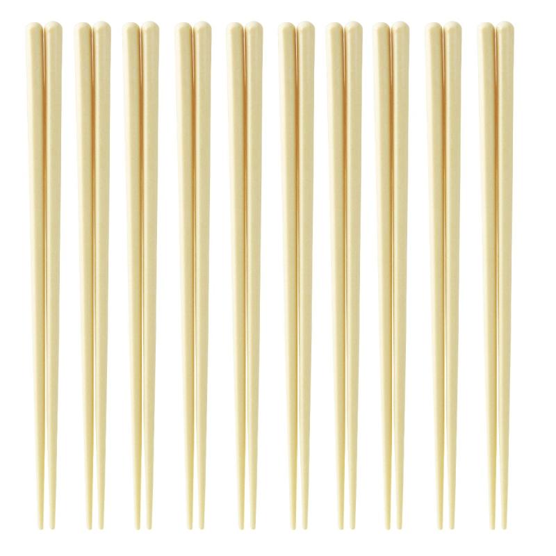 若泉漆器 業務用エコ箸(SPS) 22.7cm六角箸 10膳組