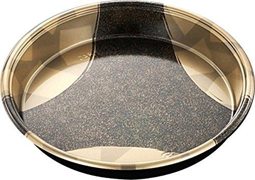 中央化学 日本製 使い捨て寿司桶 DX丸桶 40 金砂目-BK 身 10枚入サイズ:約32×32×4.5cm素材: DX（電子レンジ不可）サイズ: 直径320mm×高さ45mmの丸型寿司桶で、寿司の盛り付けに適したサイズですデザイン: 金砂目-BKの漆塗りを思わせる重厚感ある外観で、華やかさが際立つ光沢感があります内容量: 10枚入りセットで、身のみの商品です（蓋は別売りとなります）製造国: 安心安全の日本製プラスチック製ワンウェイ容器で、繰り返しのご使用は避けてください
