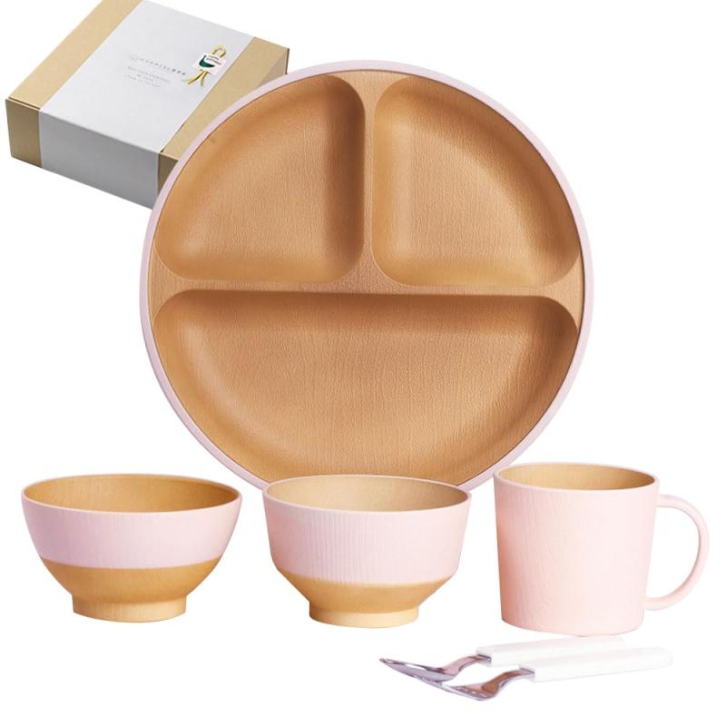 [ココチのくらし雑貨店], 子供用食器6点セット, 抗菌, すくえる丸キッズ食器6点セット, 離乳食用, 仕切り付き, 食洗機可・電子レンジ可, 軽量,軽い、割れにくい, 樹脂製, こども茶碗, こども【安全素材】 BPAフリーの樹脂製で、軽量かつ割れにくい設計。お子様の安全を考慮した日本製の食器セット【セット内容】 仕切り付きプレート、茶碗、飯碗、マグカップ、スプーン、フォークの便利な6点セット構成【実用機能】 食洗機対応・電子レンジ対応で、毎日の使用に便利。すくいやすい設計で子供の自立した食事をサポート【対象年齢】 0歳から1歳の離乳食期から使える設計。成長に合わせて長く使用可能【使いやすさ】 仕切り付きプレートで食材を分けて盛り付けられ、すくいやすい形状で子供の食事時間をより快適に