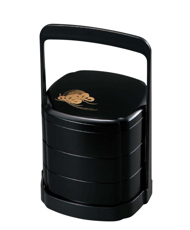 割烹漆器 ミニお重箱