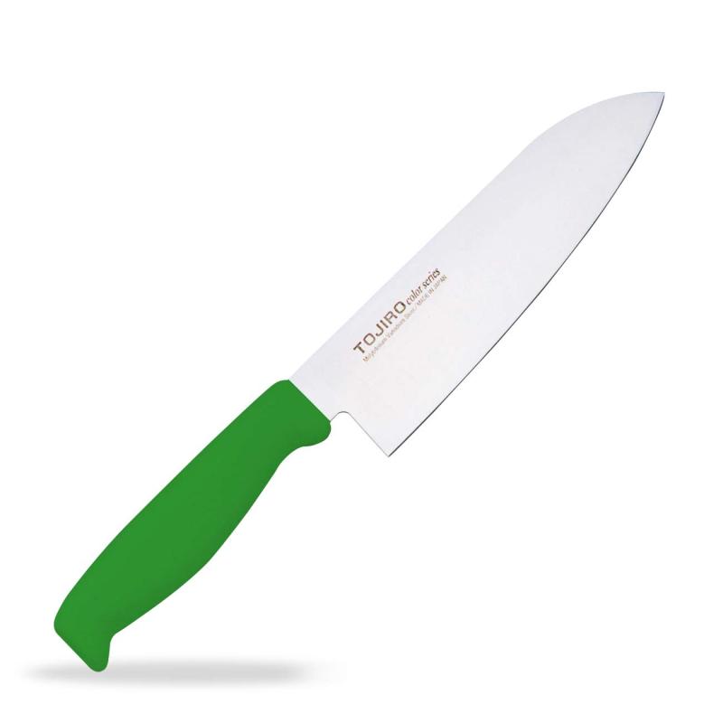 藤次郎カラー モリブデンバナジウム鋼 三徳 170mm hitotsunagi-10435610 HITOTSUNAGI サンプル画像2