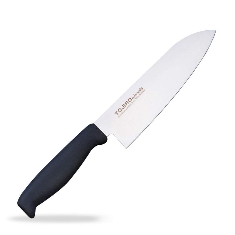 藤次郎カラー モリブデンバナジウム鋼 三徳 170mm hitotsunagi-10435610 HITOTSUNAGI サンプル画像3