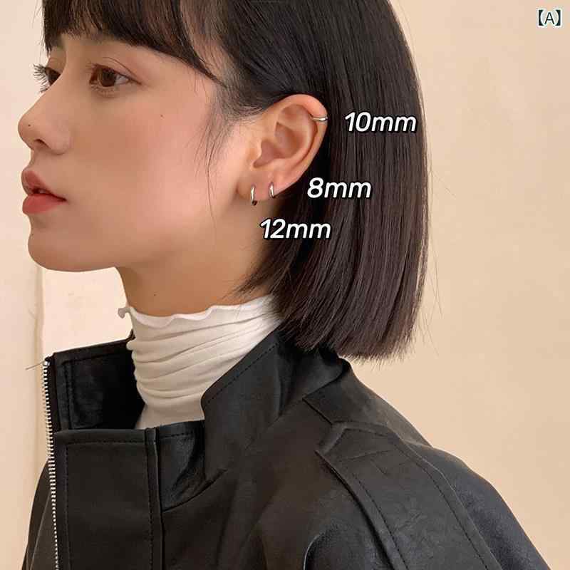 925 銀の 輪の イヤリングの 女性の 潮は 寝て、 韓国の 冷たい 風の 気質を 摘み取っては いけません。