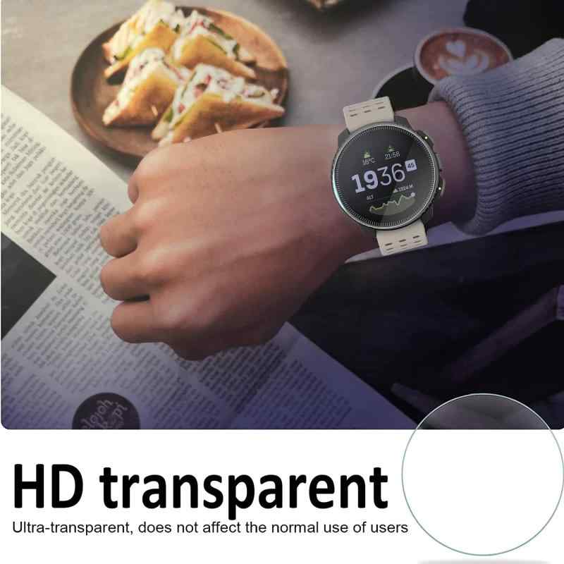 HITOTSUNAGIのLamshaw for SUUNTO Vertical スマートウォッチ 保護フィルム, [3枚組] 9H ガラスフィルム 保護 フィルム カバー 対応 SUUNTO Vertical Adventure GPSウォッチ｜アングル3