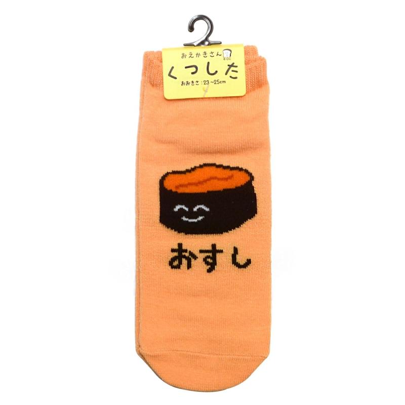 [オクタニコーポレーション] アンクル ソックス [014-170046 うんちさんライトブラウン] スニーカーソックス 靴下 レディース 23～25cm おえかきさん キャラクター くるぶし