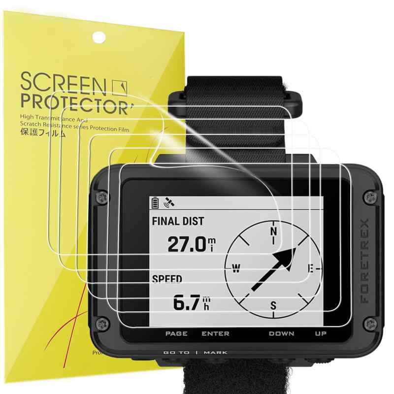 Lamshaw for Gar-min Foretrex 801 保護フィルム,  4H硬度 TPU 保護フィルム カバー 液晶フィルム 対応 Garmin Foretrex 801適用