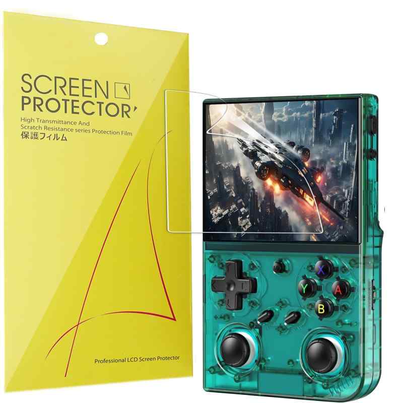 Lamshaw for RG35XX Pro Retro Handheld Game Console スクリーン保護フィルム, [6枚組] 4H硬度 TPU 保護フィルム カバー 液晶フィルム 対応 RG35XX Pro 携帯ゲーム機