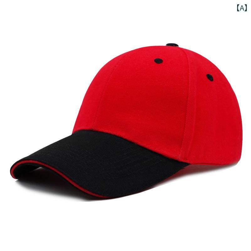 帽子 ロゴ カスタム 刺繍 ひさし 付き キャップ、 男性 用、 夏の 日焼け 止め、 日よけ、 スポーツと レジャー 用 野球 帽、 女性 用、大きな つば、 通気 性