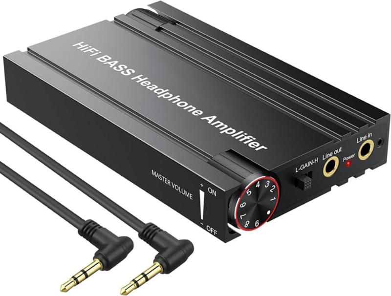 H.May Bluetoot 5.0 HiFi 3.5mm のヘッドホーンのアンプ、携帯用イヤホーンのアンプ低音の容積の調節の受信機、サポート Bluetooth の組及び 3.5mm インターフェイス