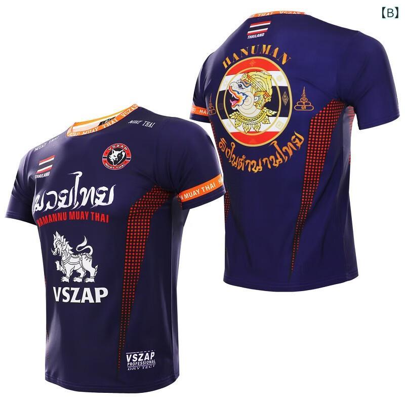 Tシャツ 半袖 スポーツ ボクシング ムエタイ 男性 夏 速乾 ファイト フィットネス ...
