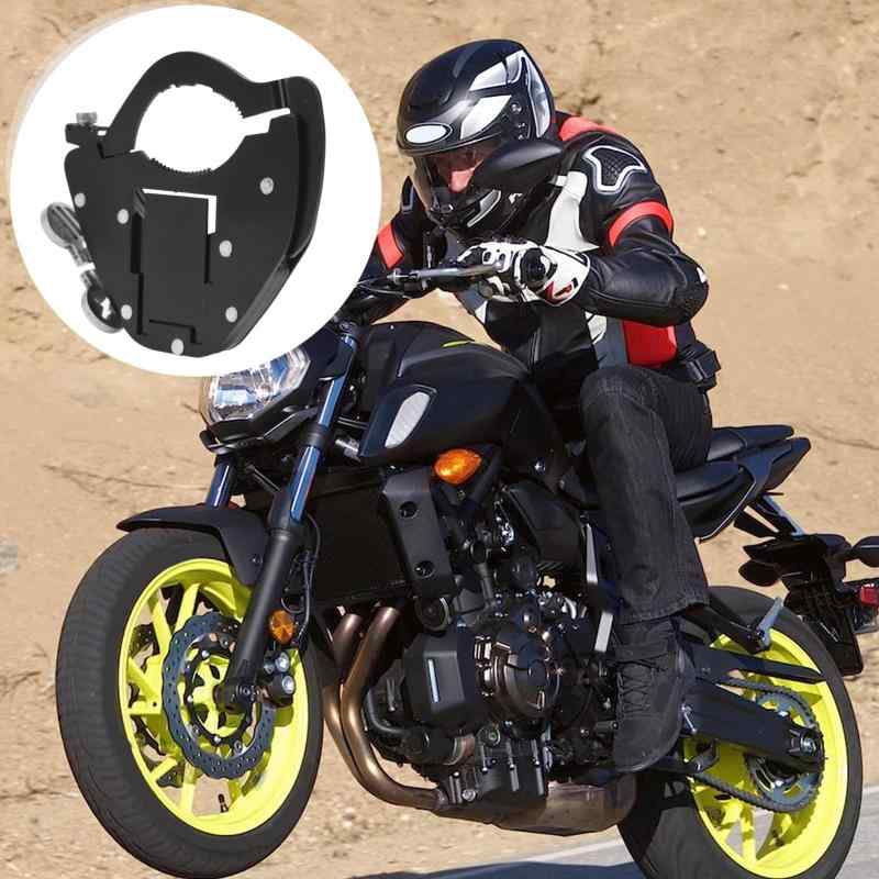 HITOTSUNAGIのオートバイのスロットルロック、ユニバーサル調整可能なコントロールスロットルアシストロックリテイナー、ほとんどのオートバイのスロットルチューブとスロットルコントロールに対応｜アングル2