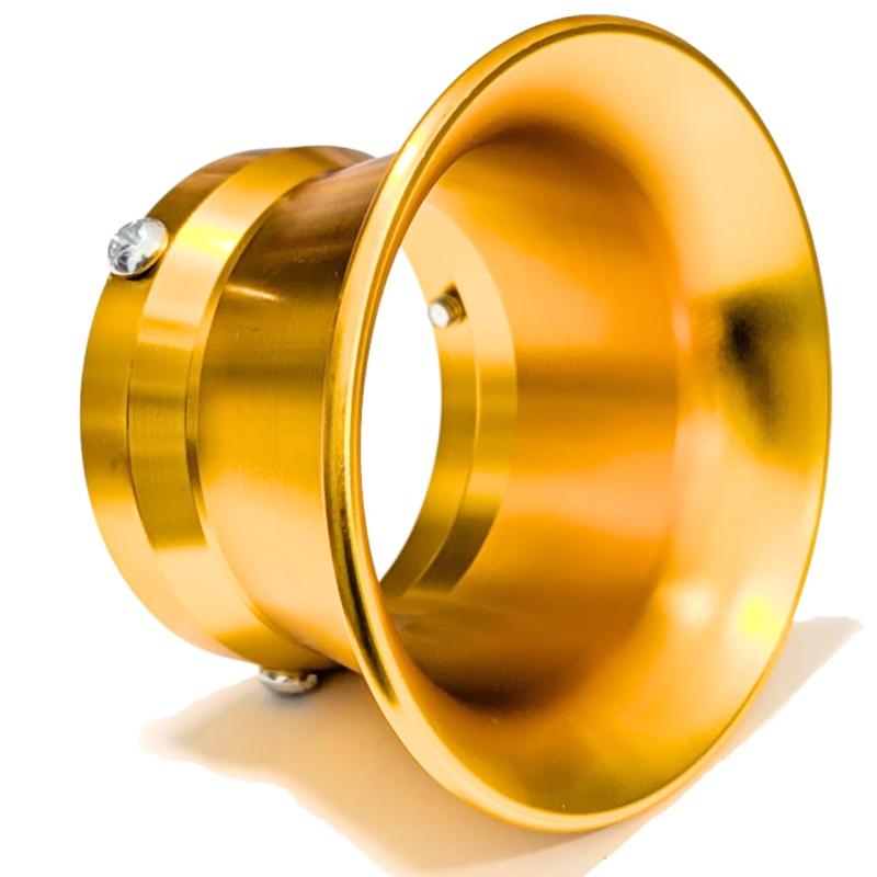 UME-STAR エアファンネル 50mm キャブレター ファンネル 漏斗 ボルト セット バイク ファンネルエフェクトパーツ アルミ 50φ 高さ45mm