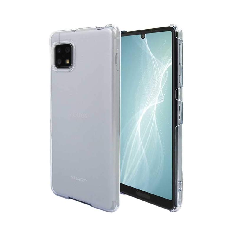 AQUOS sense4 SH-41A AQUOS sense4 lite AQUOS sense5G SH-53A スマホケース クリア カバー 耐衝撃 薄型 耐熱性 シンプル 高光沢 軽量 ハード ポリカーボネート ストラップホール付 【Provar