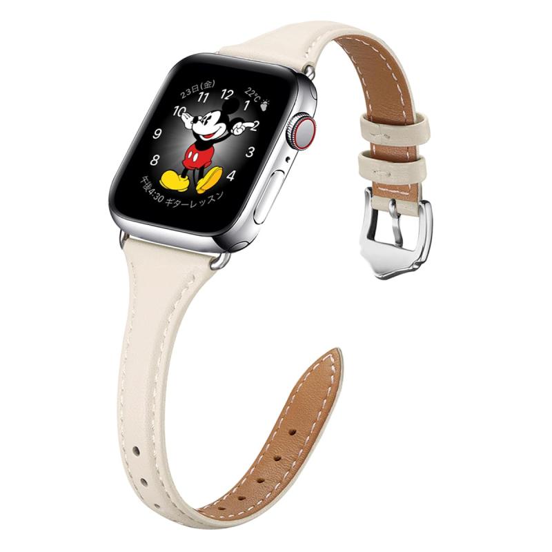 コンパチブル apple watch バンド レディース レザー アップルウォッチ バンド 細い 42mm 40mm 41mm 38mm 44mm 45mm 46mm 49mm 本革 iWatch Ultra3 2 Ultra SE3 2 SE Seri