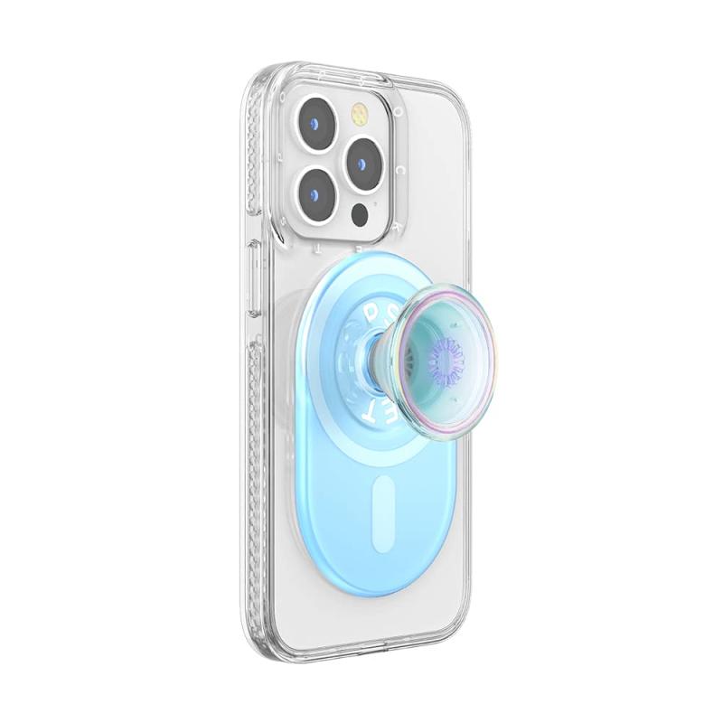 PopSockets Japan - ポップソケッツ ジャパン PopGrio MagSafe Opal Blue オパール ブルー MagSafe ポップグリップ スマホグリップ&amp;スタンド
