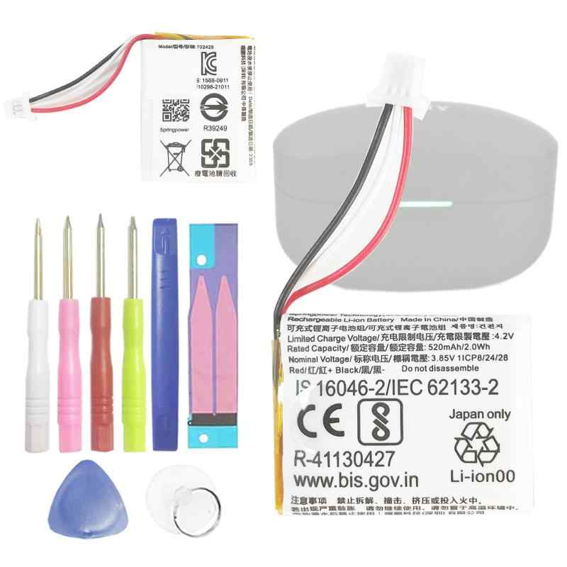 Aousavo 702428 互換バッテリー SONY WF-1000XM4 702428 Charging Case 電池パック 無料分解ツールを含む