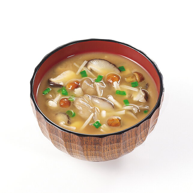 送料無料 コスモス食品　日本の採れたてきのこのおみそ汁 10食セット うま味調味料無添加 インスタント 即席 hitotsunoen-10001271 一の縁 サンプル画像3