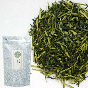 送料無料 鹿児島県産 白折 200g (100g×2) (日本茶 茶葉 緑茶 茎茶 雁ヶ音 茶香炉 お茶)