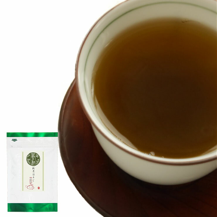 粉末ほうじ茶 100g(50g×2) チャック付袋詰め 日本茶 茶葉 粉末緑茶 お茶 高村園 メール便 送料無料