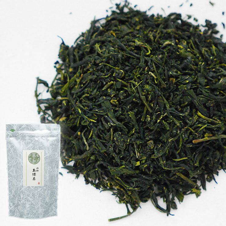 高村園 まろやか蒸し 嬉野玉緑茶 200g(100g×2) (日本茶 茶葉 緑茶 チャック付袋 ぐり お茶)