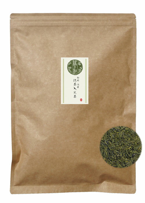 静岡 徳用 抹茶入煎茶 400g チャック付袋詰 日本茶 緑茶 煎茶 茶葉 業務用 メール便 送料無料 お茶