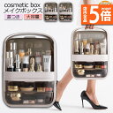 ★P5倍 マラソン★メイクボックス 2個セット 持ち運び 透明 化粧品 収納ボックス オシャレ 大容量 化粧品 収納 コスメ 防塵 防水 浴室 洗面所防塵 防水...