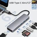 USB C ハブ 6ポート USB Type C hub PS4対応 4K HDMI出力 USB3.0 高速データ転送 USB2.0 USB3.0 ハブ SD Micro SD カードリーダー マイクロ タイプC HDMI 変換アダプタ コンパクト Samsung Dex Mode MacBook MacBook Pro Air ChromeBook Surface GO Pro7等対応 送料無料(2)