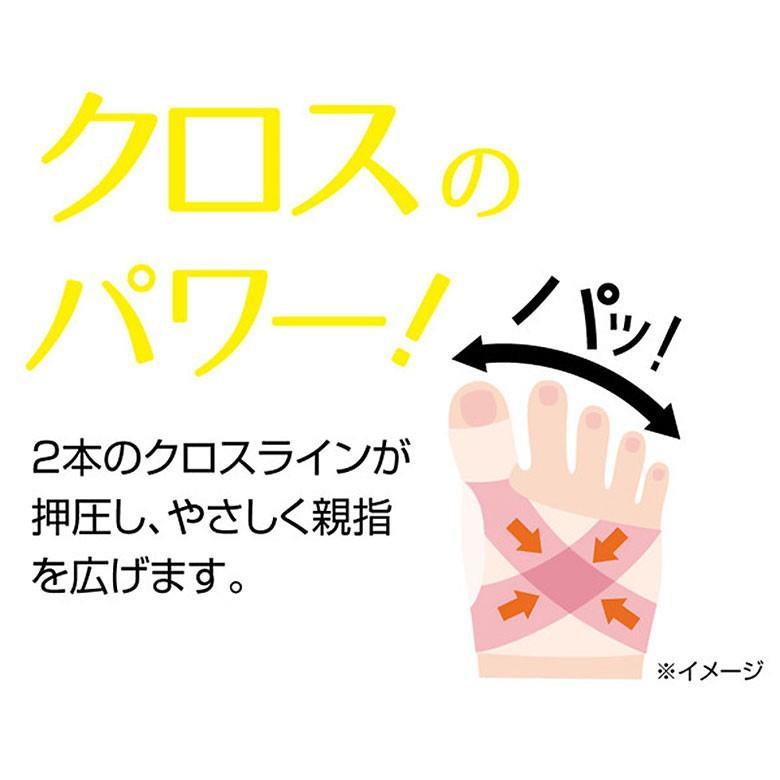 ひつじ座Shop楽天市場店の外反母趾クロスゲルサポーター 外反母趾 サポーター外反母趾 サポーター メイダイ 外反母趾サポーター 足指矯正 外反母趾 グッズ 外反母趾 テーピング 外反母趾 矯正｜アングル2