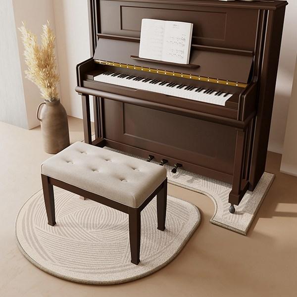 電子ピアノ用マット チェア フローリング カーペット 防音 滑り止め キズ防止 床保護 騒音対策 ずれない 吸水 掃除しやすい 家具保護パッド オールシーズン使用 お部屋 ピアノ教室 异型